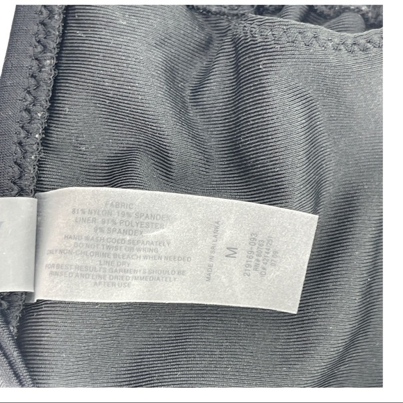 Victoria’s Secret Black Bandeau Bikini Size M - Picture 8 of 8